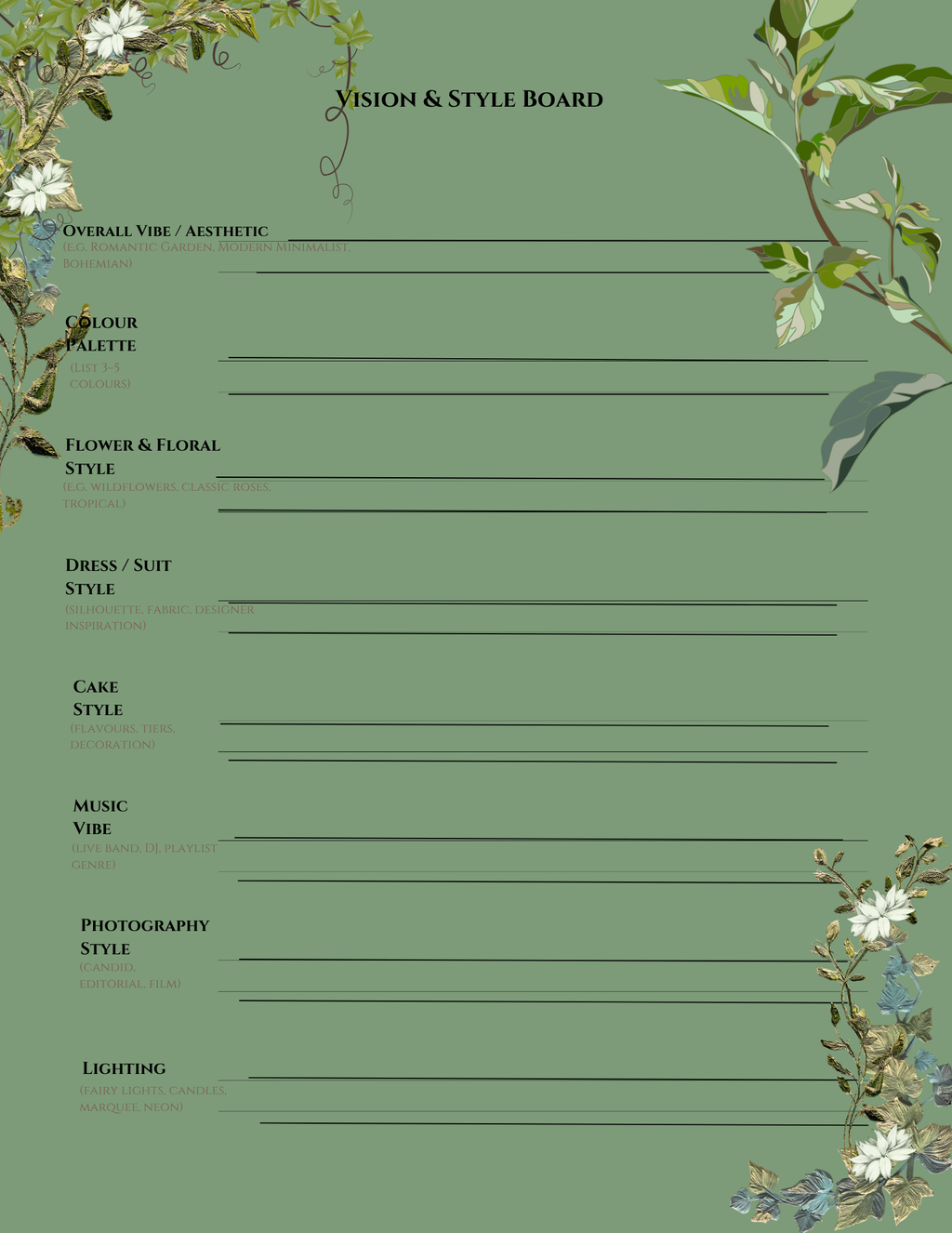 WEDDING PLANNER with everything you might need