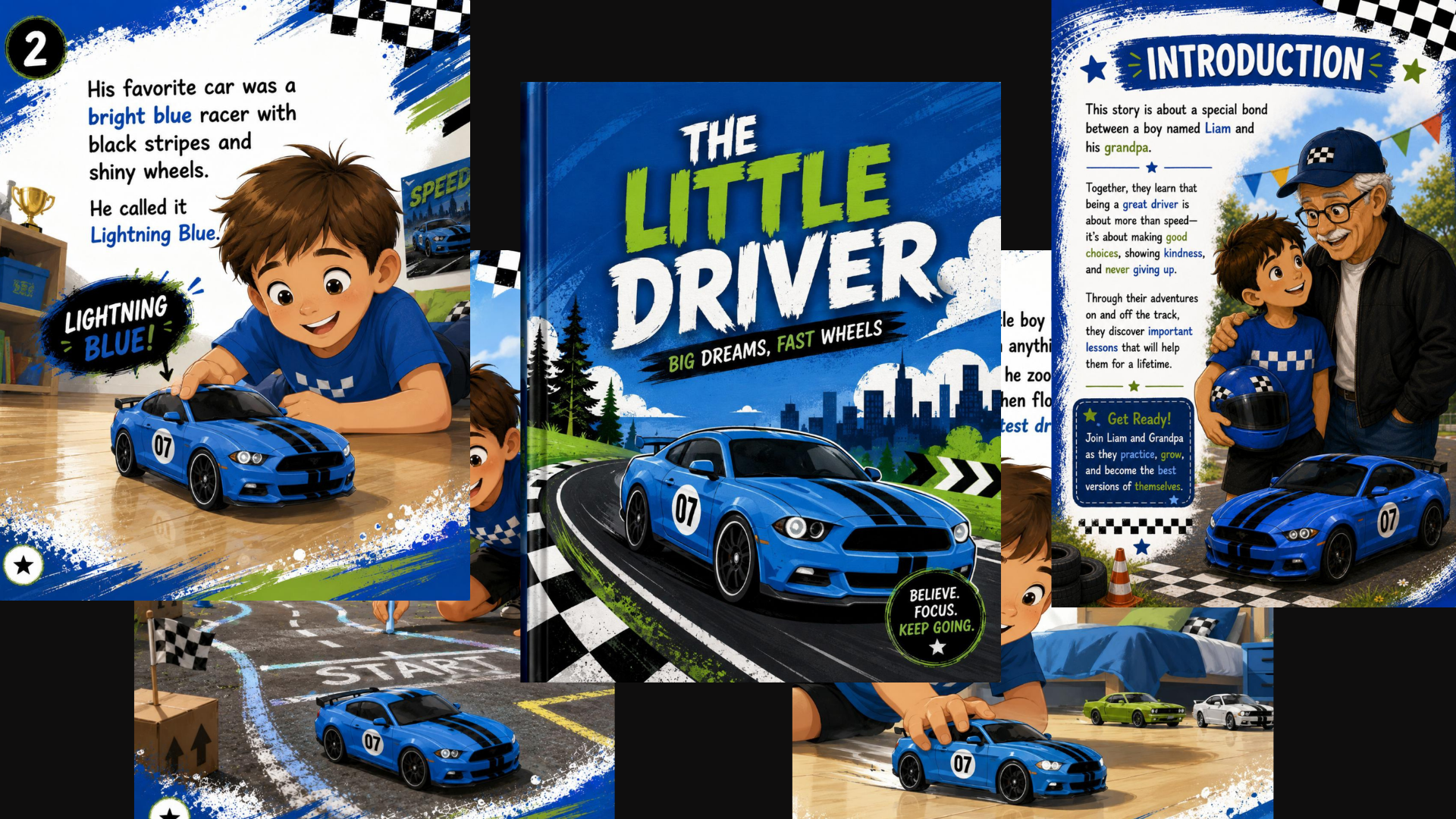 the little driver (kids'story book)
